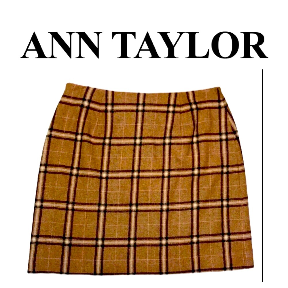 Ann Taylor Wool plaid shirt